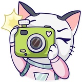Astro Kitty WhatsApp Sticker #17