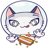 Astro Kitty WhatsApp Sticker #18