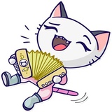 Astro Kitty WhatsApp Sticker #21