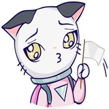 Astro Kitty WhatsApp Sticker #24