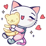 Astro Kitty WhatsApp Sticker #6