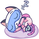 Astro Kitty WhatsApp Sticker #9