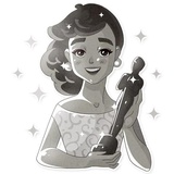 Audrey Glamour WhatsApp Sticker #11