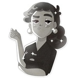 Audrey Glamour WhatsApp Sticker #14