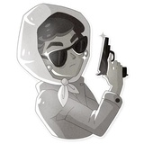 Audrey Glamour WhatsApp Sticker #16