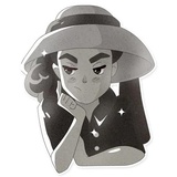 Audrey Glamour WhatsApp Sticker #17