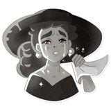 Audrey Glamour WhatsApp Sticker #18