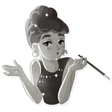 Audrey Glamour WhatsApp Sticker #19