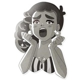 Audrey Glamour WhatsApp Sticker #4