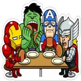 Avengers Viber WhatsApp Sticker #11