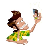 BBM Ace Ventura WhatsApp Sticker #14