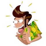 BBM Ace Ventura WhatsApp Sticker #17