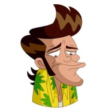 BBM Ace Ventura WhatsApp Sticker #23