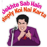 Hindi Chat Meme WhatsApp Sticker #28