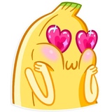 Banana WhatsApp Sticker #12