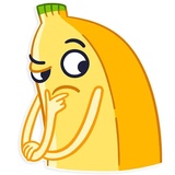 Banana WhatsApp Sticker #14