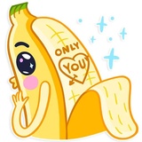 Banana WhatsApp Sticker #15
