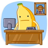 Banana WhatsApp Sticker #19
