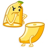 Banana WhatsApp Sticker #21