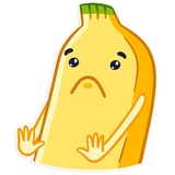 Banana WhatsApp Sticker #23
