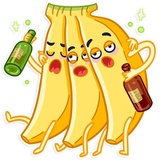 Banana WhatsApp Sticker #6
