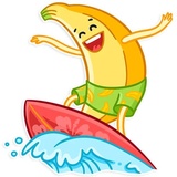 Banana WhatsApp Sticker #9