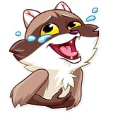 Bandit Raccoon WhatsApp Sticker pack