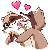 Bandit Raccoon WhatsApp Sticker #14
