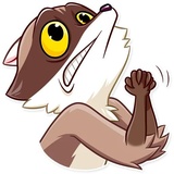 Bandit Raccoon WhatsApp Sticker #20