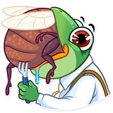 Banker Frog WhatsApp Sticker #22