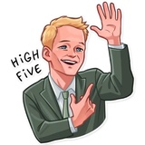 Barney Stinson WhatsApp Sticker #12