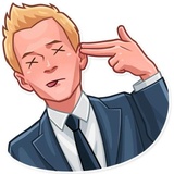 Barney Stinson WhatsApp Sticker #23