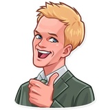 Barney Stinson WhatsApp Sticker #3