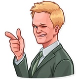 Barney Stinson WhatsApp Sticker #9