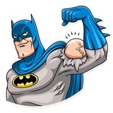 Silver Age Batman WhatsApp Sticker #20
