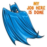Silver Age Batman WhatsApp Sticker #24