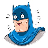 Silver Age Batman WhatsApp Sticker #9
