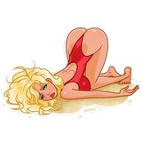 Baywatch WhatsApp Sticker #21