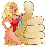 Baywatch WhatsApp Sticker #3