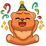 Honey Bear WhatsApp Sticker #16