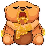 Honey Bear WhatsApp Sticker #8
