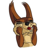 Bella the Squirrel WhatsApp Sticker #4