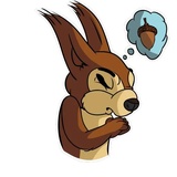 Bella the Squirrel WhatsApp Sticker #6