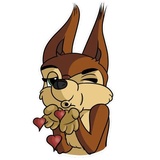Bella the Squirrel WhatsApp Sticker #7