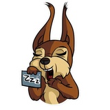 Bella the Squirrel WhatsApp Sticker #8