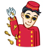 Bellboy WhatsApp Sticker #21