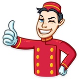 Bellboy WhatsApp Sticker #3