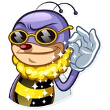 Ben The Bee WhatsApp Sticker #21