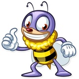 Ben The Bee WhatsApp Sticker #3