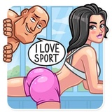 Bodybuilder WhatsApp Sticker #11